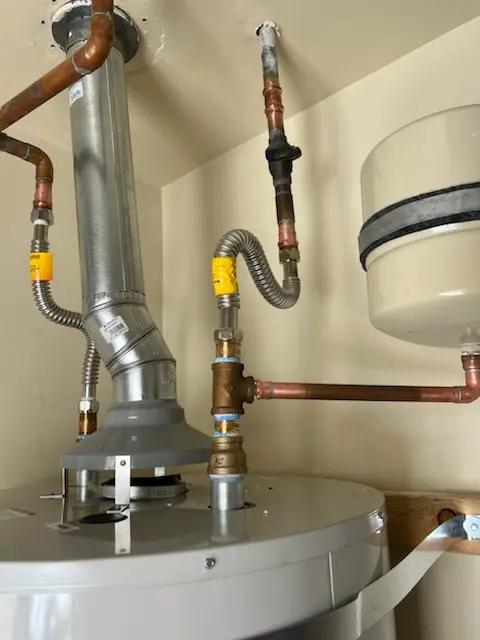 Water heater installation and plumbing repair in Stapleton