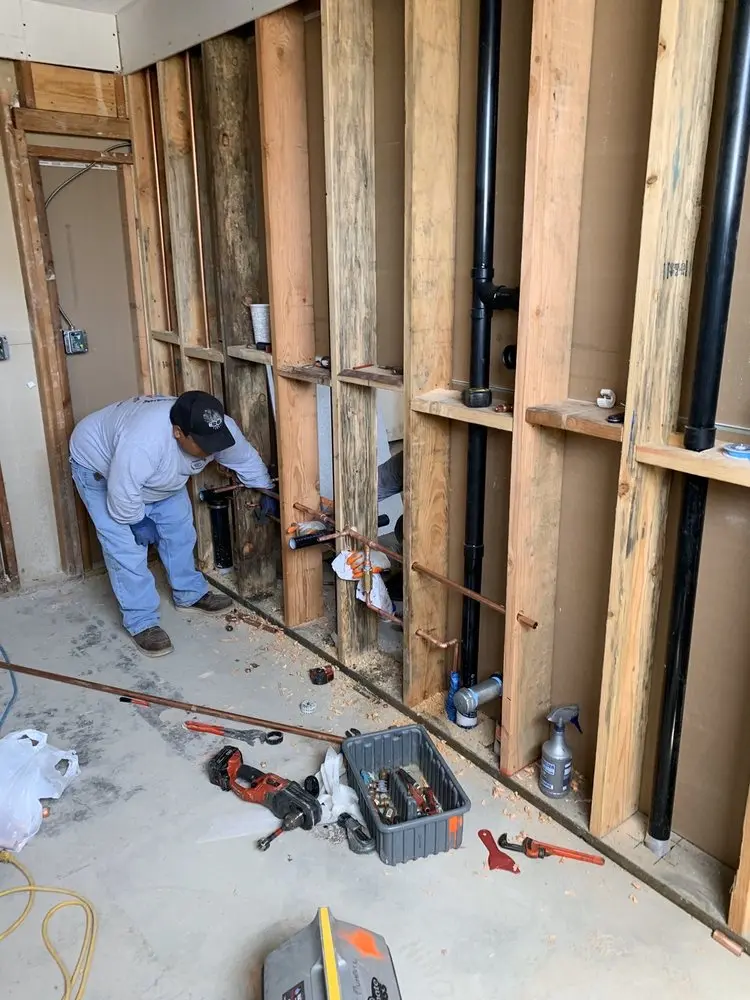 Commercial rough-in plumbing for Commercial Plumbing in Stapleton
